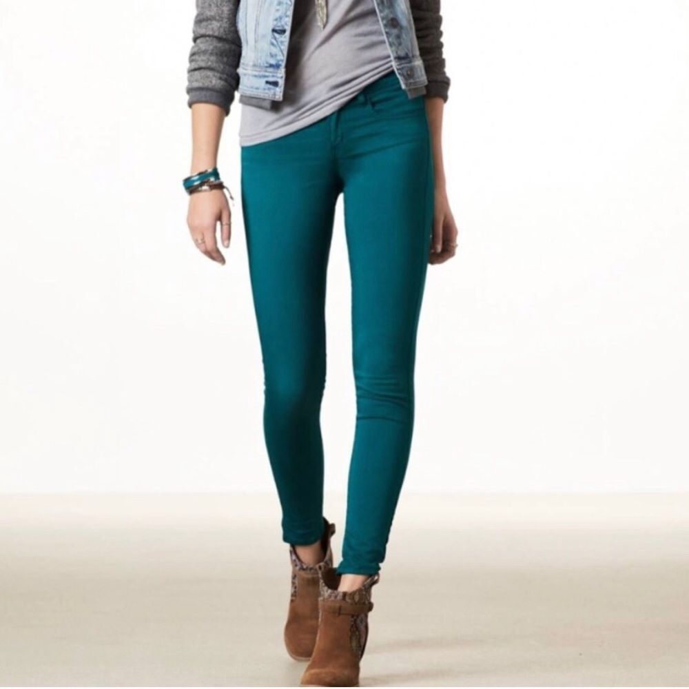 The Limited Skinny Leggings Jeans in Teal